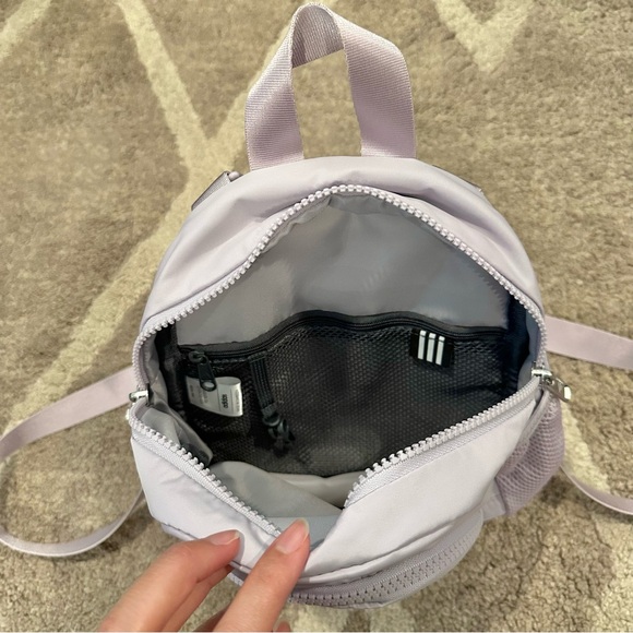NWOT Adidas Linear 3 Mini Backpack Light Purple / Lilac - Picture 7 of 12